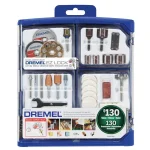 Dremel 130-Piece Rotary Tool Accessory Kit with 36 in. Flex-Shaft Attachment thumbnail 5