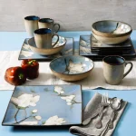 GIBSON elite The Gibson Bloomington 16-Piece Stoneware Dinnerware Set, Service for 4 thumbnail 6