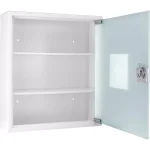 BARSKA Standard Medical Cabinet First Aid Kit with 3 Shelves and Magnetic Dry Erase Pad thumbnail 1