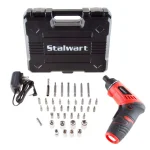 Stalwart 3.6V Lithium Ion Cordless Screwdriver Set, 40-Piece Dual Position Kit thumbnail 1