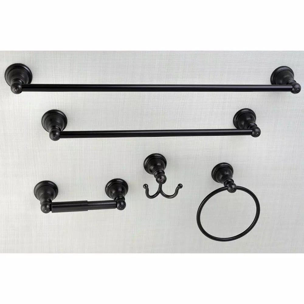Kingston Brass Southwestern 5-Piece Bath Hardware Set, Oil Rubbed Bronze