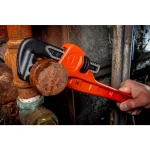 Crescent 18 in. Cast Iron Pipe Wrench with K-9 Angle-Access Jaws thumbnail 3