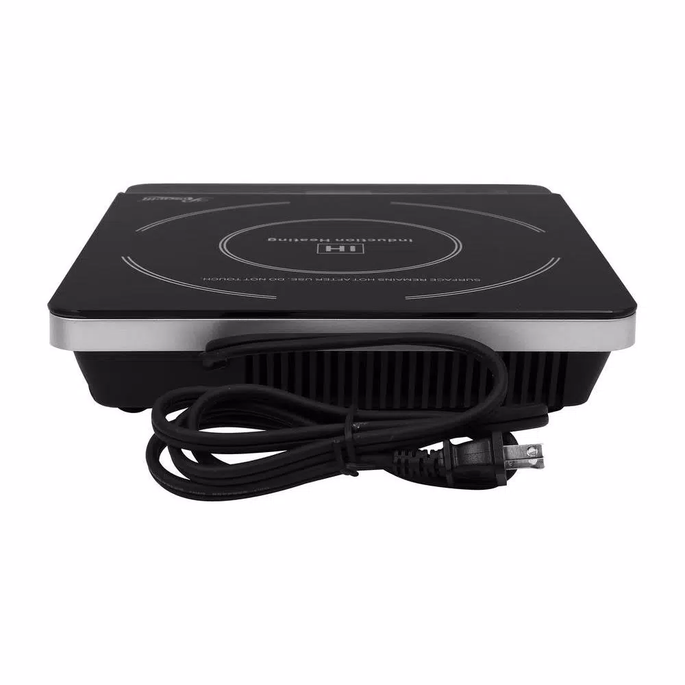 Rosewill 1800W Single Burner Induction Cooktop, 13 in. Black Hot Plate with Temperature Controls