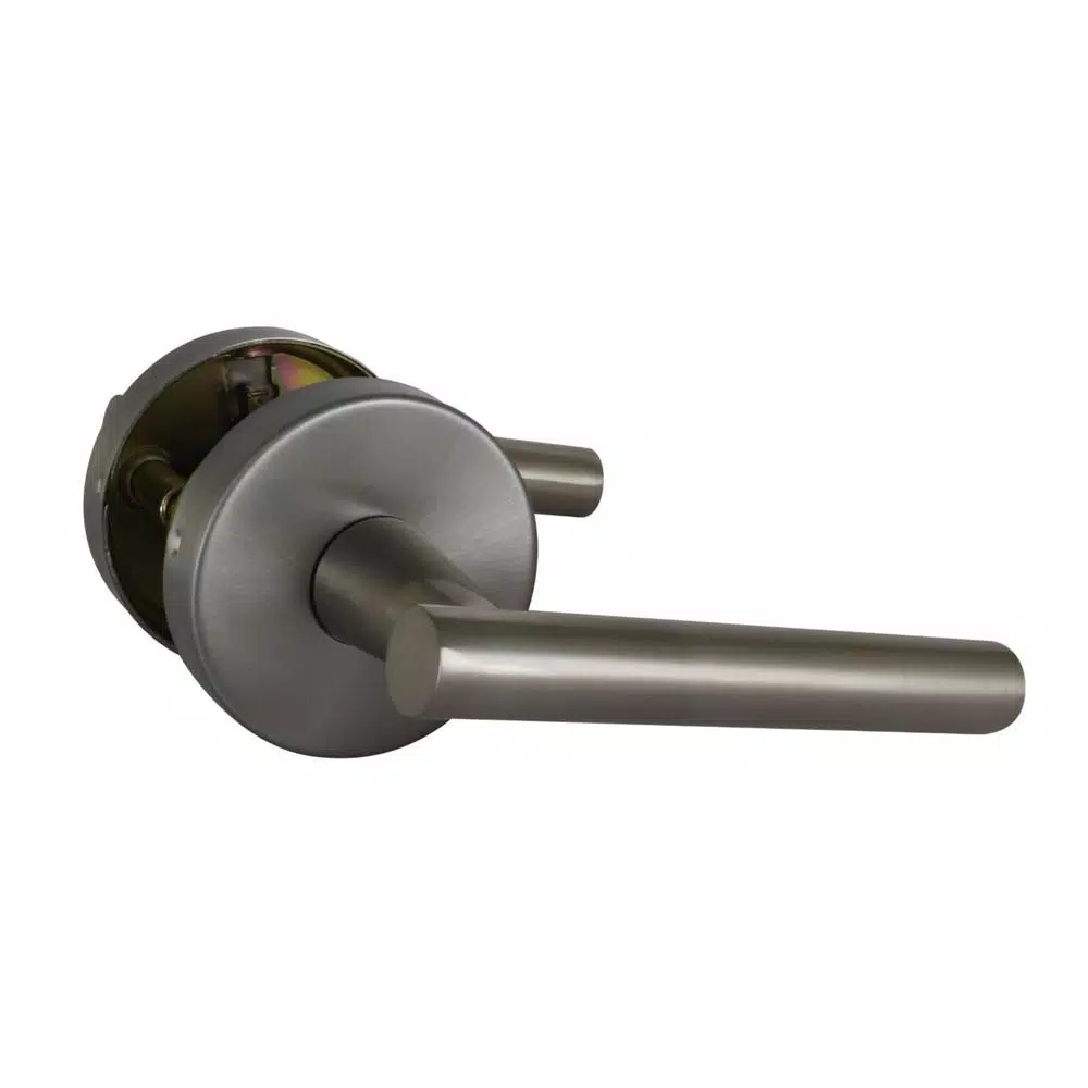 Design House Eastport Satin Nickel Passage Door Lever - Interior Hall/Closet