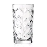 Lorren Home Trends RCR Laurus Crystal Highball Glasses, Set of 6, 12 oz. thumbnail 1