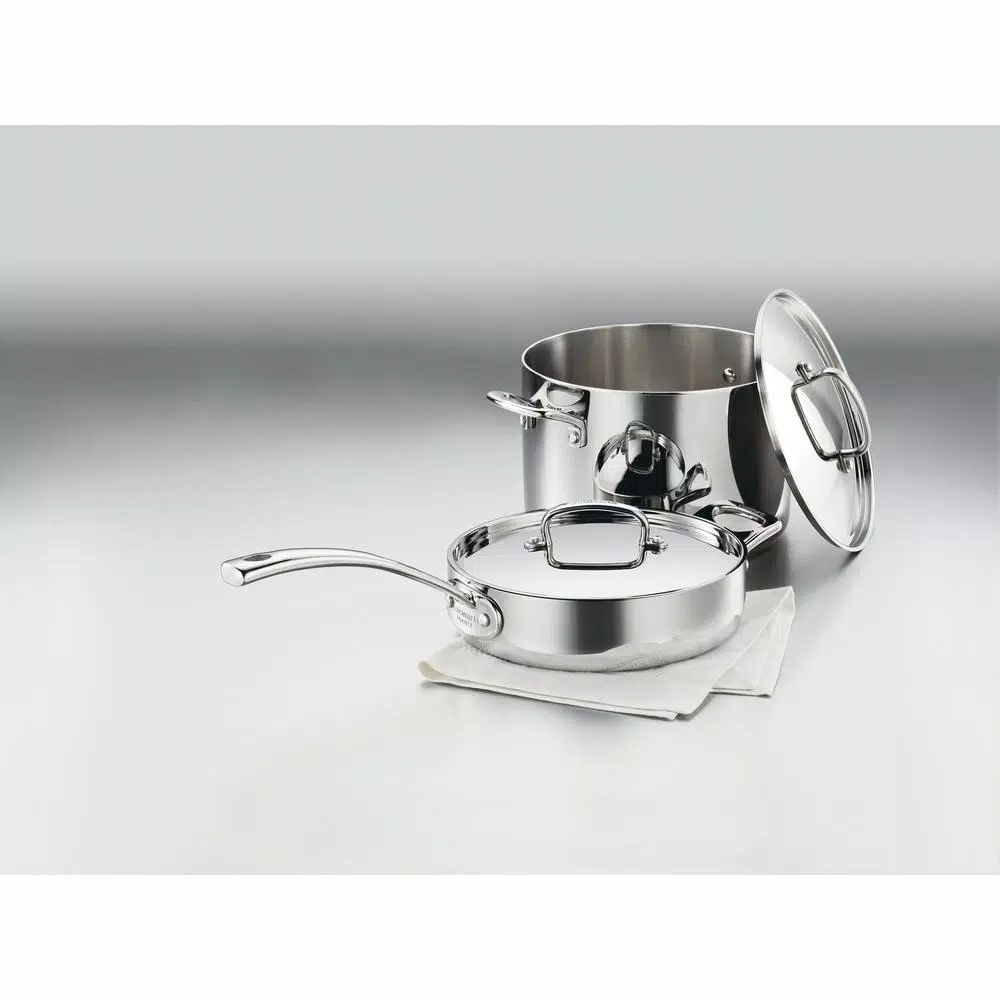Cuisinart French Classic 13-Piece Tri-Ply Stainless Steel Cookware Set, Induction Ready