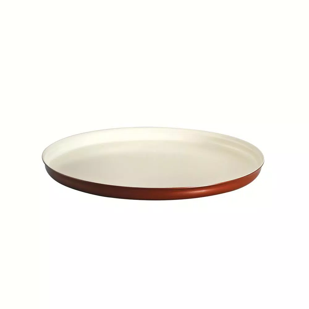 Tramontina Style Ceramica 12.5 in. Pizza Pan, Metallic Copper Aluminum