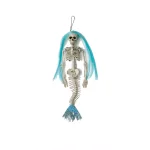 Worth Imports 16 in. Mermaid Skeleton Halloween Hanging Decor Prop (Set of 4) thumbnail 1