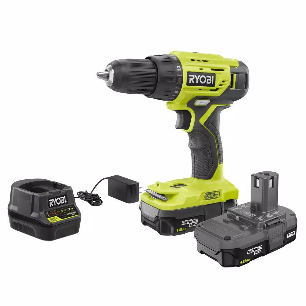 RYOBI 10 in. Sliding Compound Miter Saw and 18V ONE+ 1/2 in. Drill/Driver Kit