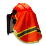 TR Industrial Mesh Neck Shade with 3M Reflector for Forestry Safety Helmet, Orange thumbnail 1