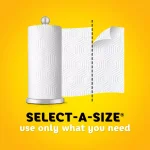 Bounty Select-A-Size White Paper Towel Rolls, 24 Rolls (12-Pack of 2 Giant Rolls) thumbnail 8