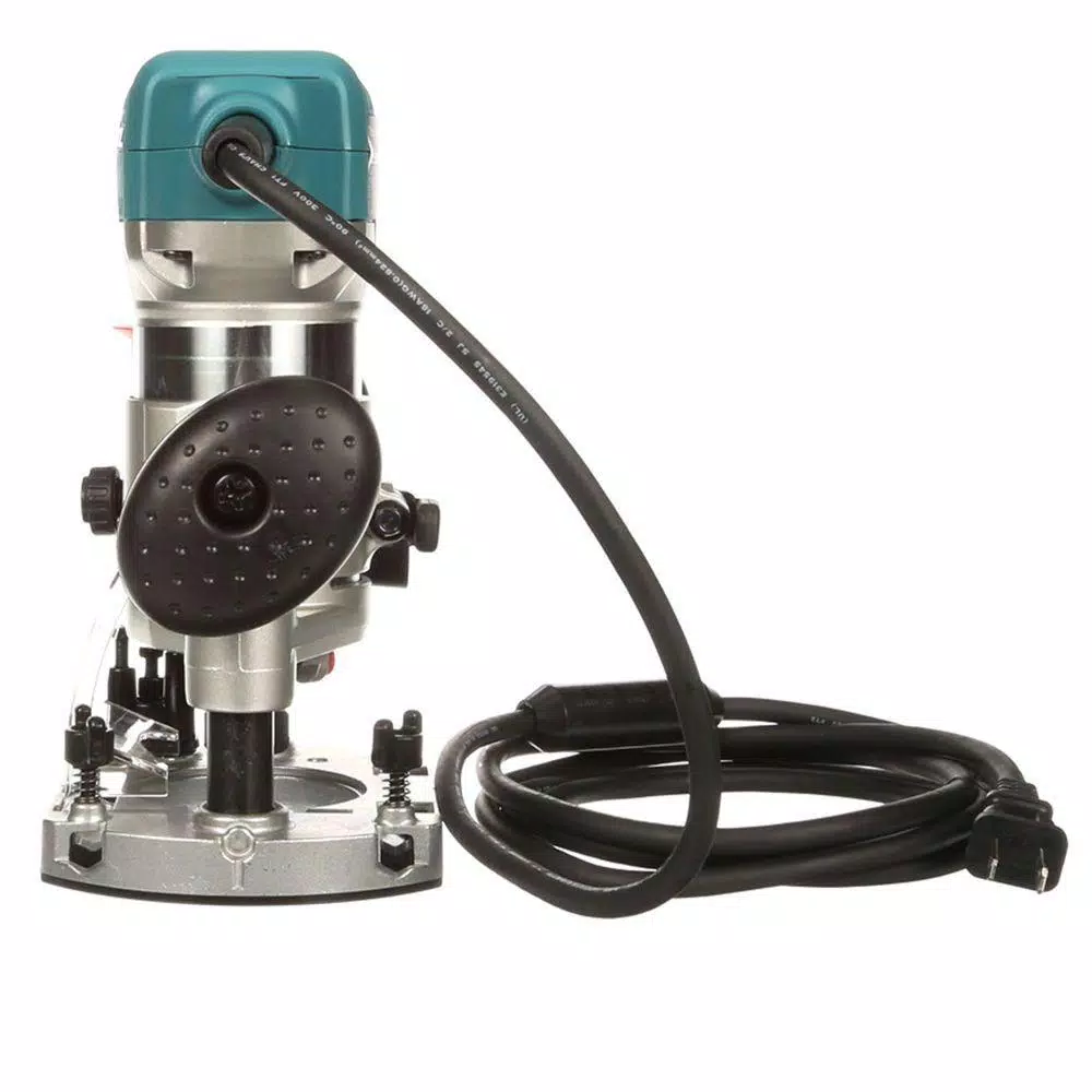 Makita 6.5 Amp 1-1/4 HP Corded Variable Speed Compact Router Kit with 3 Bases