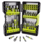 RYOBI 70-Piece Impact Rated Driving Bit Set with Bonus 25 ft. Tape Measure thumbnail 5