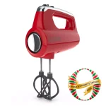 BLACK+DECKER Helix Performance Premium 5-Speed Hand Mixer, Red thumbnail 9