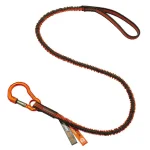 Ergodyne Squids 3100F(x) Single Carabiner Tool Lanyard, 10 lb. Capacity, Orange and Gray thumbnail 1