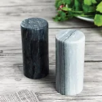 Fox Run Natural White and Black Marble Salt and Pepper Shaker Set thumbnail 4