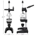 Tribest MJP-105 Stainless Steel XL Manual Juice Press for Pomegranate and Citrus, Black thumbnail 6