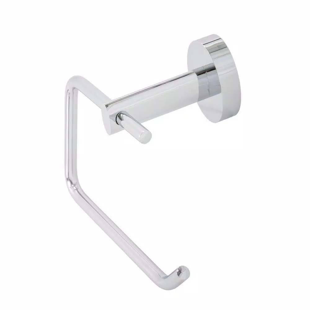 Italia Amalfi Polished Chrome Toilet Paper Holder - Solid Brass