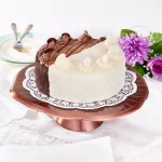 Old Dutch Antique Copper Lily Pad Cake Stand, 12.5 in. Aluminum Dessert Server thumbnail 2