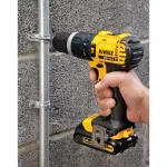DEWALT 20V MAX Cordless 1/2 in. Compact Hammer Drill/Driver Kit with (2) 1.5Ah Batteries & 108-Piece Mechanics Tool Set thumbnail 11