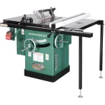 Grizzly Industrial Shop Fox 10 in. 5 HP 240-Volt Cabinet Left-Tilting Table Saw with Integrated Router Table thumbnail 1