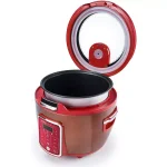 AROMA 20-Cup Red Rice Cooker and Slow Cooker with Glass Lid, 11 Programmable Functions thumbnail 2