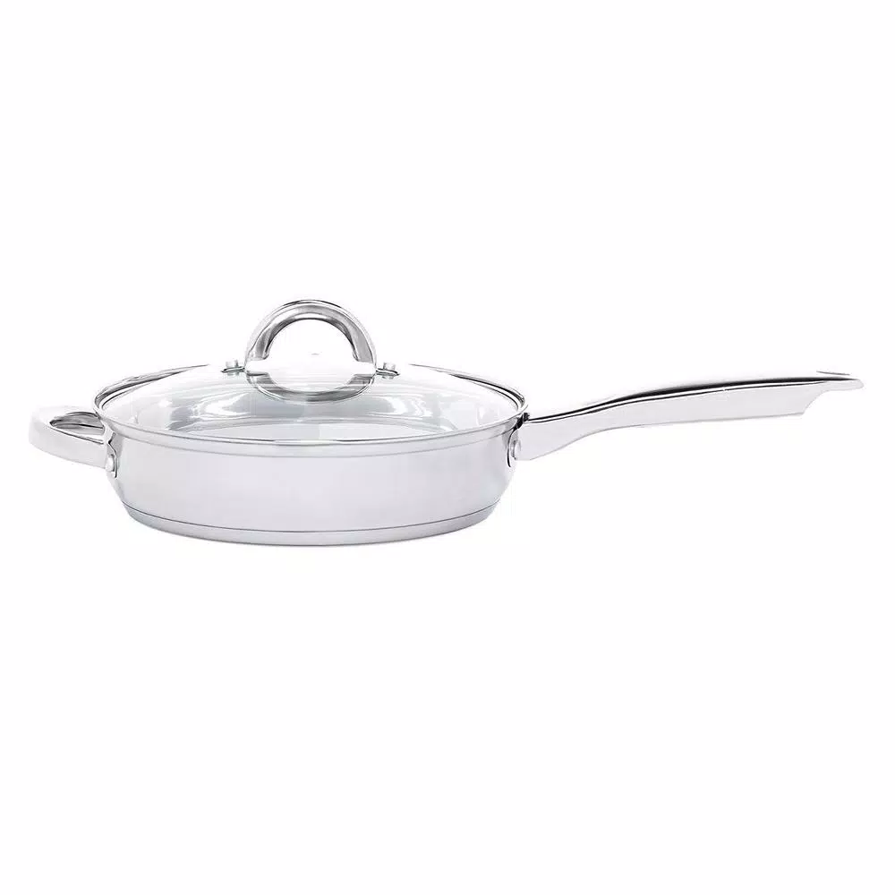 Heim Concept Premium 12-Piece Stainless Steel Cookware Set with Lids