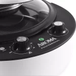 Aroma 4.7 Qt. Black Electric Air Fryer Multi-Cooker thumbnail 3