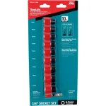 Makita ImpactXPS 3/8 in. Drive 6-Point Metric Impact Socket Set with Adapter (10-Piece) thumbnail 2