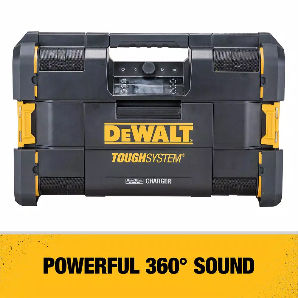 DEWALT TOUGHSYSTEM 2.0 Bluetooth Jobsite Radio and Charger