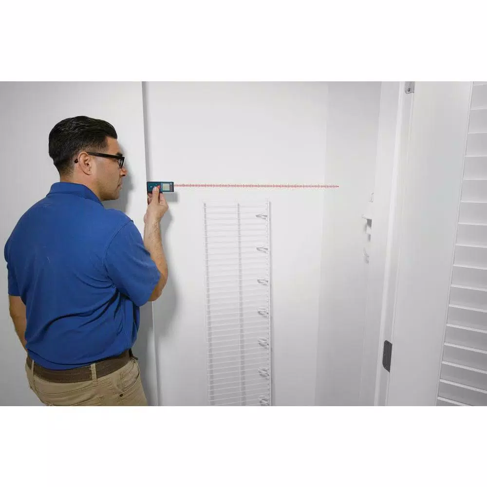 Bosch BLAZE 100 ft. Laser Distance Measurer, Digital Range Meter with Area and Volume Calculation