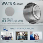 VIVOHOME 16-Cup Water Distiller Machine, 4L Countertop Water Purifier with Carbon Filter for Home and Office thumbnail 2