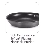 Tramontina Gourmet 8 in. Hard-Anodized Aluminum Frying Pan, Slate Gray thumbnail 4