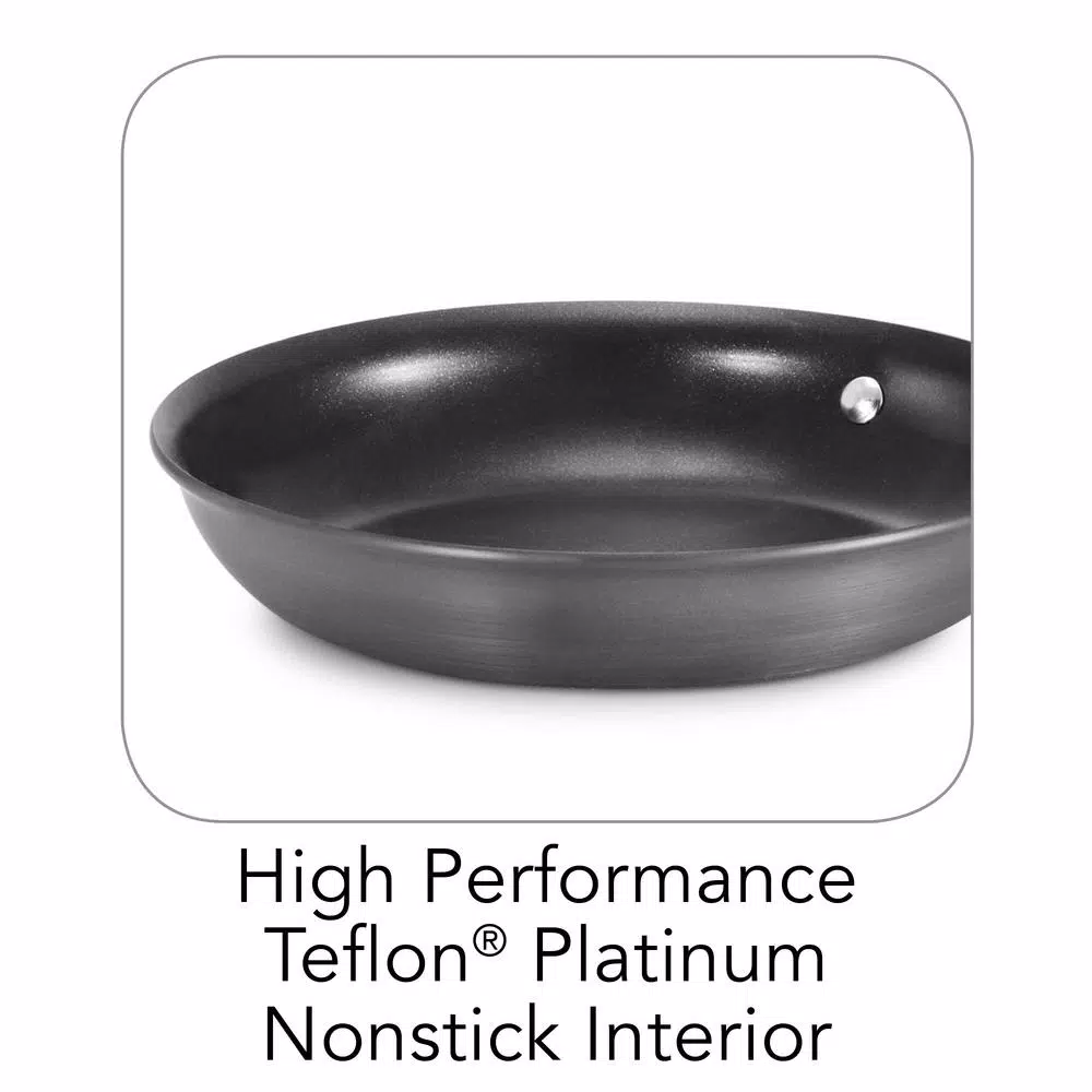 Tramontina Gourmet 8 in. Hard-Anodized Aluminum Frying Pan, Slate Gray