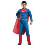 DC Comics Justice League Superman Deluxe Kids Halloween Costume - Small Boys thumbnail 1