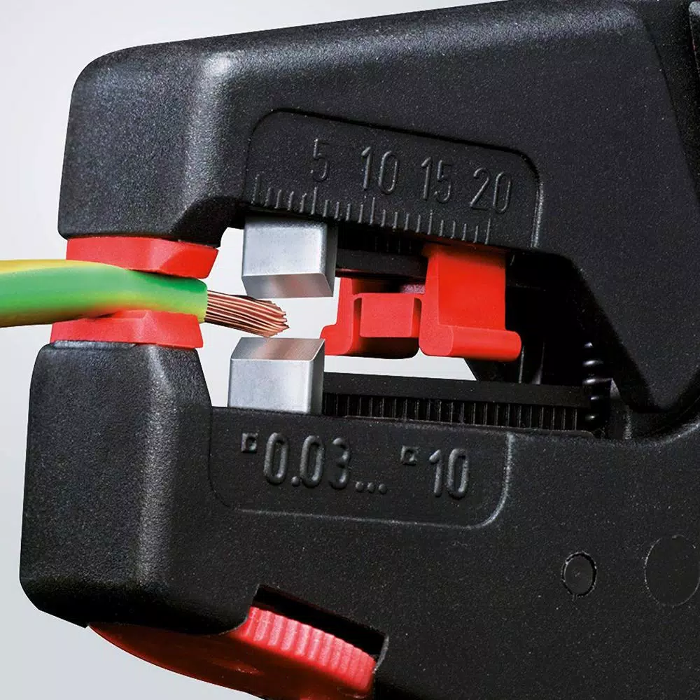 KNIPEX 8 in. Self-Adjusting Wire Stripper and Cutter
