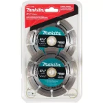 Makita 4-1/2 in. Segmented Rim Diamond Blade, 2-Pack thumbnail 5