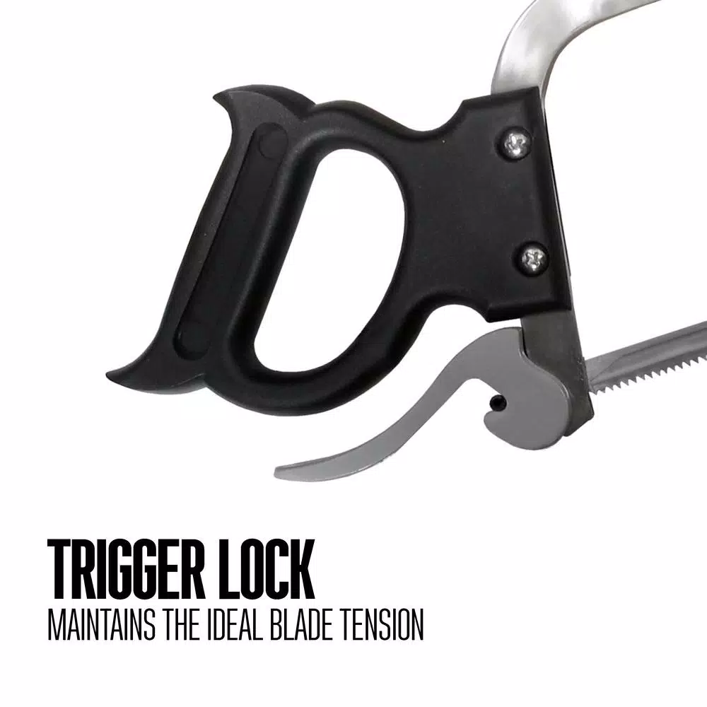 Weston 22 in. Stainless Steel Butcher Meat Saw with Trigger Lock