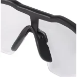Milwaukee Safety Glasses with Clear Lenses and 10 Pairs of Red Disposable Earplugs thumbnail 10