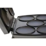 Brentwood Appliances AR-136 6-Piece Nonstick Arepa Maker, Silver Countertop Specialty Grill thumbnail 4
