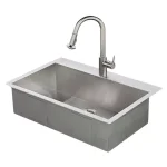 American Standard Memphis Single-Handle Pull-Down Kitchen Faucet, Stainless Steel, 1.8 GPM thumbnail 3