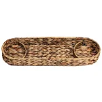 Unbranded CreativeWare Island Breeze 3-Piece Chip 'n Dip Server Set with Water Hyacinth Basket and Ceramic Bowls thumbnail 2