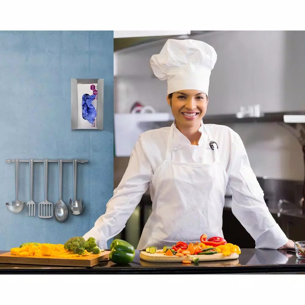 Alpine Industries Stainless Steel Single Capacity Glove Box Dispenser