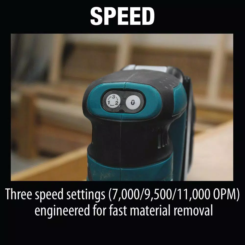 Makita 18V LXT Cordless 5 in. Random Orbit Sander, Tool-Only (XOB01Z)
