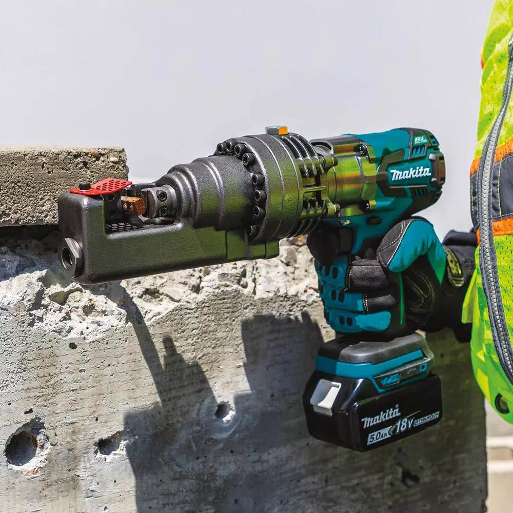 Makita 18V LXT Brushless Cordless Rebar Cutter Kit with 5.0 Ah Battery and Charger
