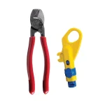 Klein Tools 2-Piece Compact Cable Cutter and Radial Stripper Tool Set thumbnail 1