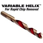 Milwaukee Red Helix 9/32 in. Cobalt Twist Drill Bit thumbnail 5