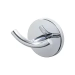 Dyconn Monterey Series Double Robe Hook - Brushed Nickel thumbnail 2