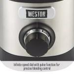 Weston Pro Series 11-Speed Blender with Sound Shield, 32 oz. Shatterproof Jar & 20 oz. Travel Jar, Stainless Steel thumbnail 7