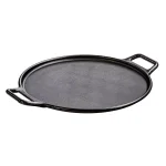 Lodge 14 in. Cast Iron Pizza Baking Pan with Loop Handles thumbnail 1